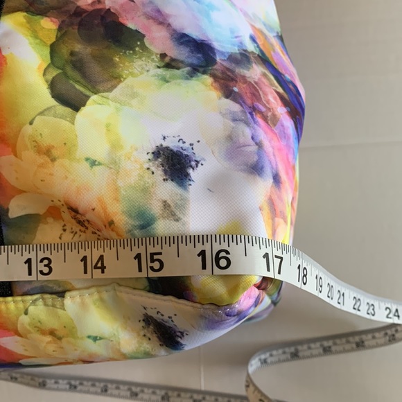 BETSEY JOHNSON. XORUBY. Yellow multicolor, nylon overnight bag. - Picture 9 of 11